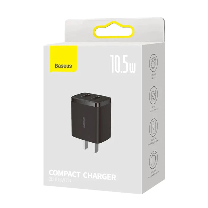 Baseus Compact Charger 2U 10.5W CN Baseus Compact Charger 2U 10.5W CN